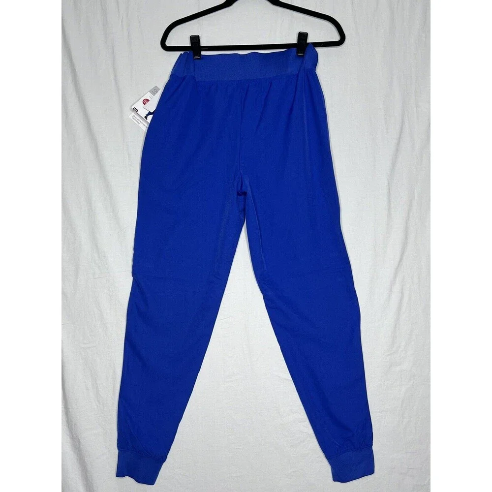 NWT ClimateRight by CuddlDuds Womens Plus Scrub Jogger Sz Small Metro Blue - Picture 3 of 16